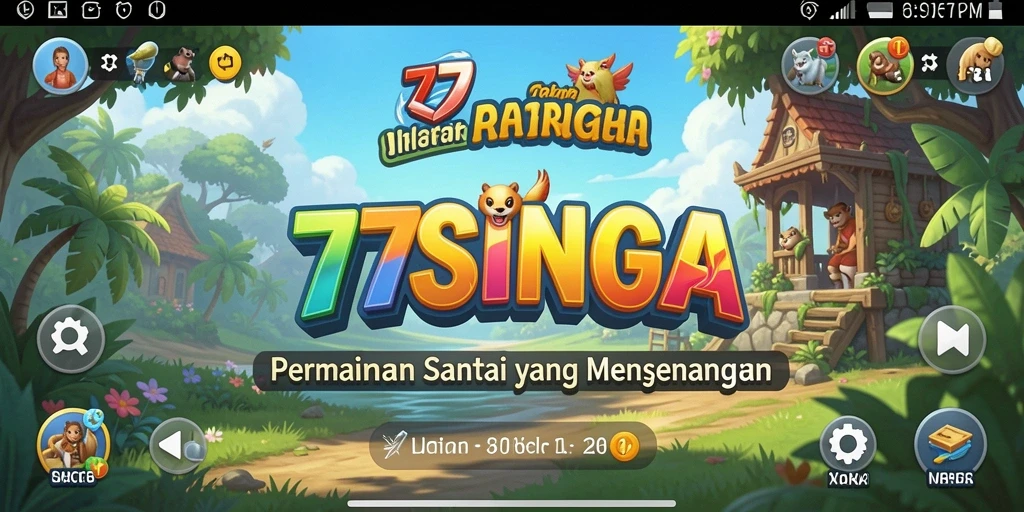 Tampilan gameplay menarik dari 77SINGA yang menghibur.