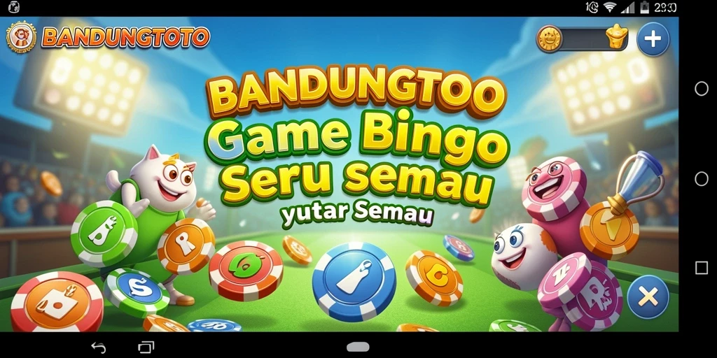Tampilan gameplay Bingo yang seru dan mengasyikkan.