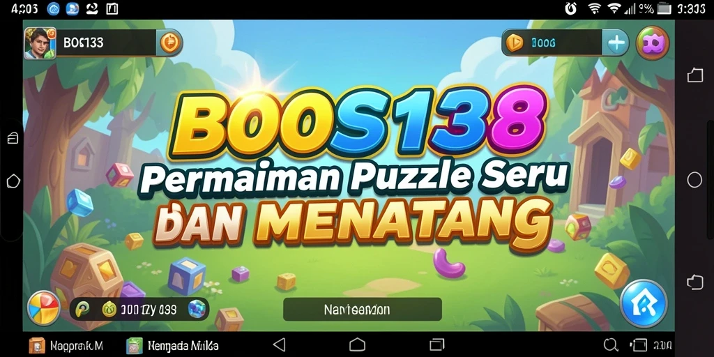 Tampilan gameplay seru BOS138 dengan berbagai tantangan puzzle.