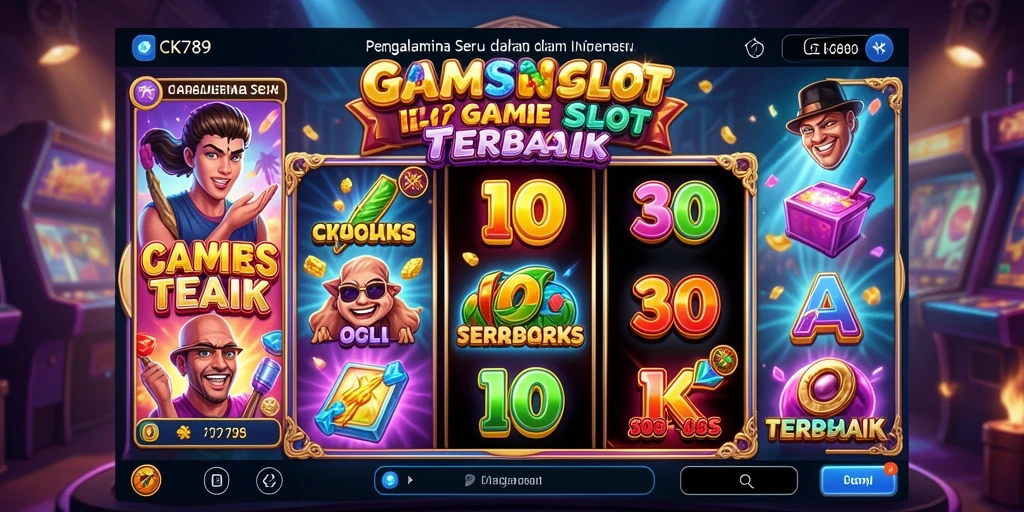 Screenshot gameplay CK789 menampilkan serunya permainan Slot.