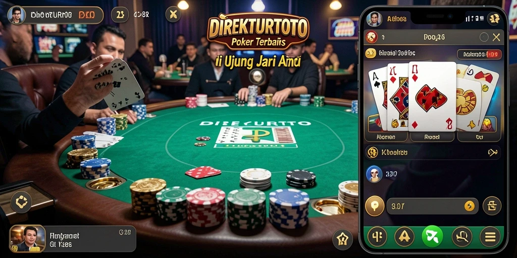 Screenshot gameplay menyenangkan dari DIREKTURTOTO di Poker.
