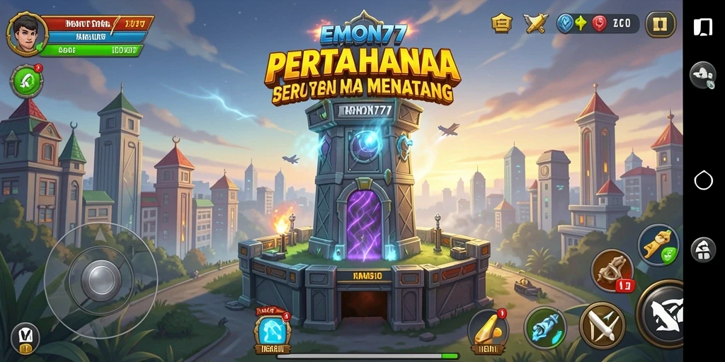 Gameplay seru Tower Defense di EMON77 yang menantang.