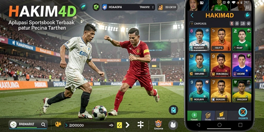 Screenshot utama HAKIM4D menampilkan antarmuka taruhan yang menarik.