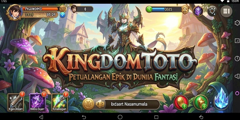 Tampilan gameplay KINGDOMTOTO yang mendebarkan dan penuh aksi.