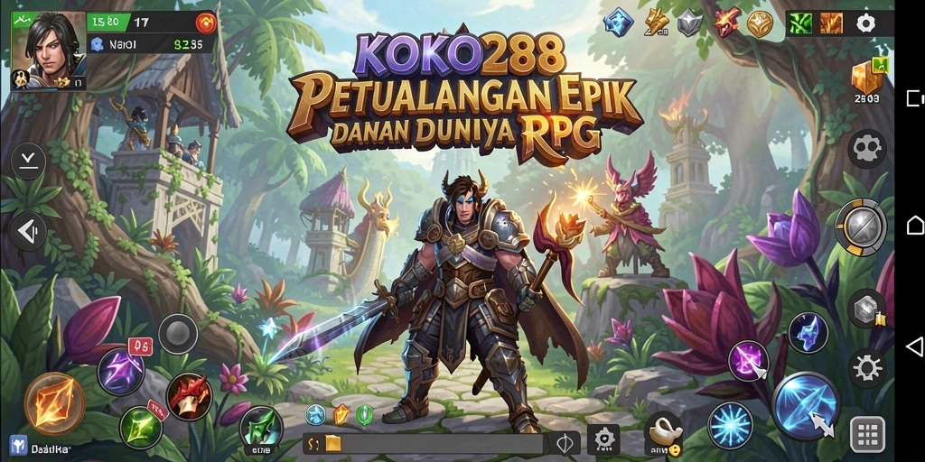 Gameplay RPG KOKO288 yang mendebarkan dan penuh aksi.