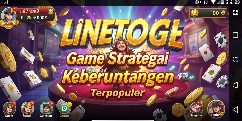 Tampilan gameplay menarik dari LINETOGEL dengan berbagai strategi.
