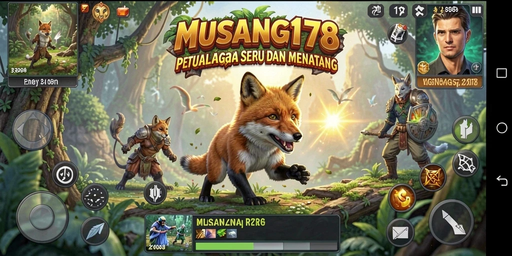Tampilan gameplay RPG yang mendebarkan dan menantang.