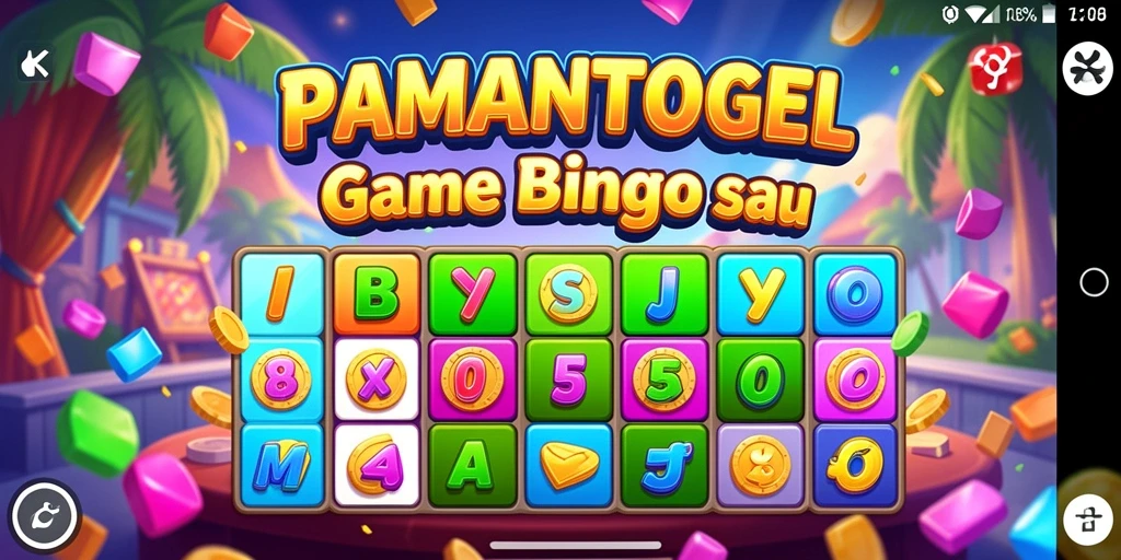 Tampilan gameplay seru PAMANTOGEL dalam permainan Bingo.