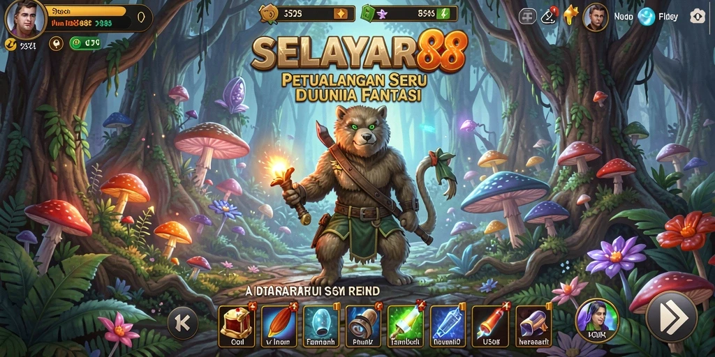 Screenshot utama dari SELAYAR88 yang menunjukkan aksi petualangan mendebarkan.