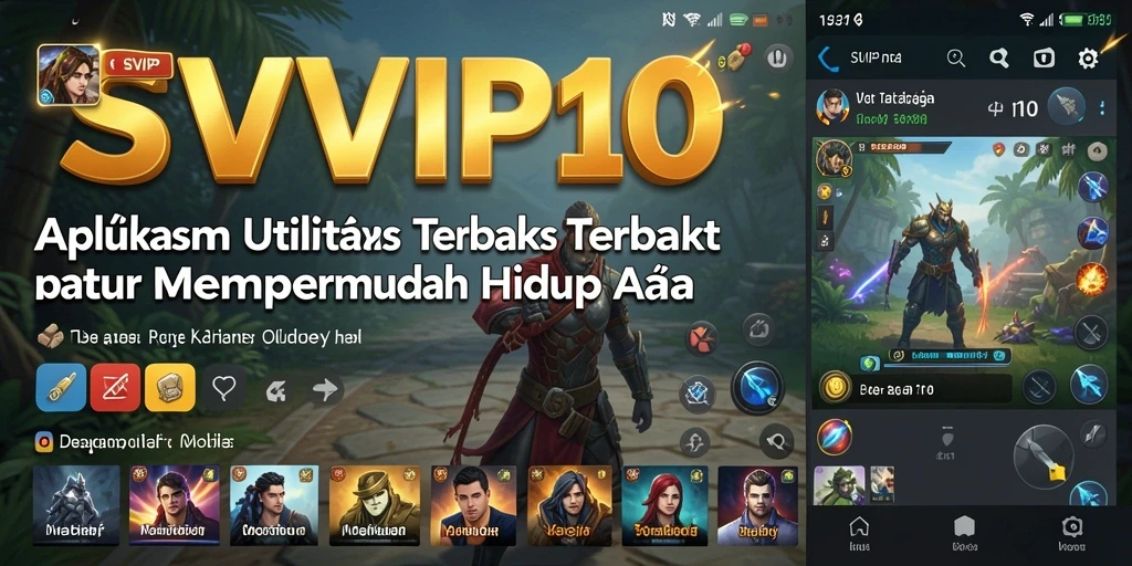 Tampilan antarmuka utama SVIP10 yang menarik dan user-friendly.