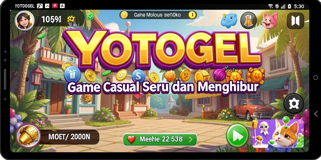 Tampilan gameplay YOTOGEL yang seru dan mengasyikkan.