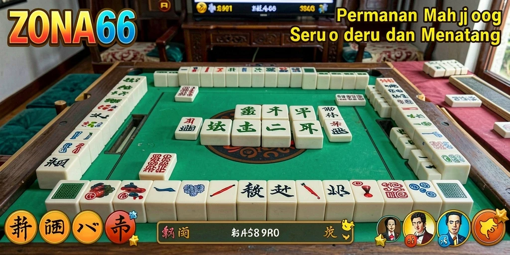 Tampilan gameplay ZONA66 dengan berbagai level menantang Mahjong.